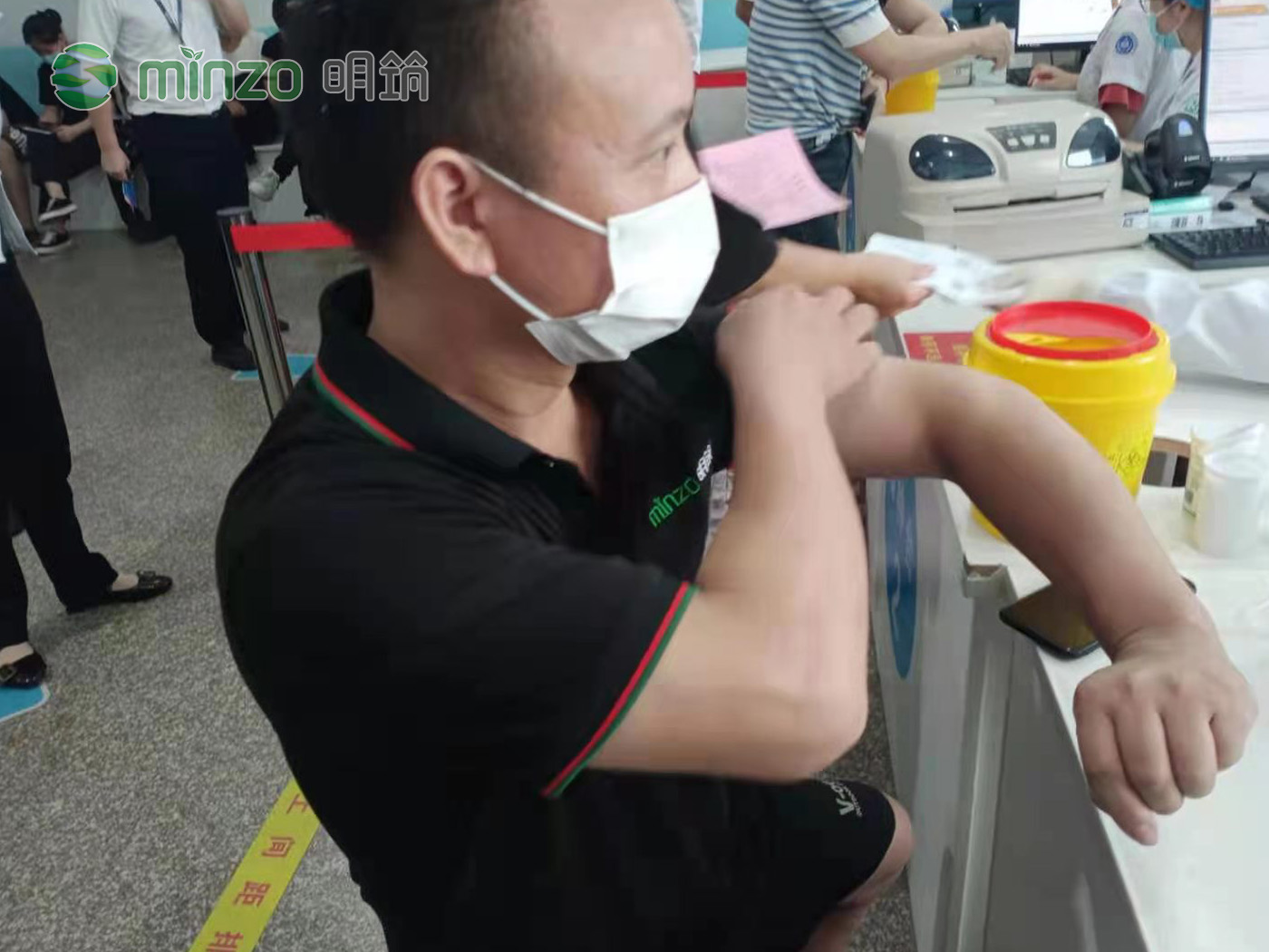 積極響應(yīng)政府號召，明筑組織全體職工接種疫苗